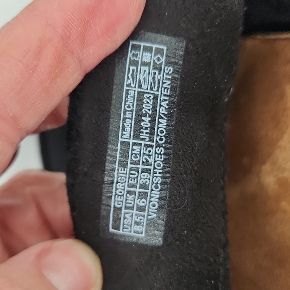 Vionic Georgie Black Suede Mule - Picture 6 of 6